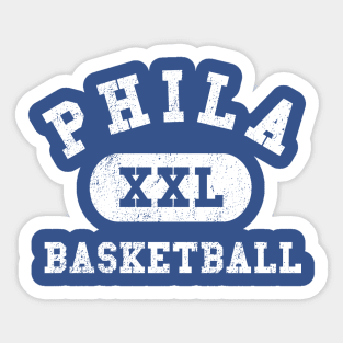 Philadelphia Basketball Sticker